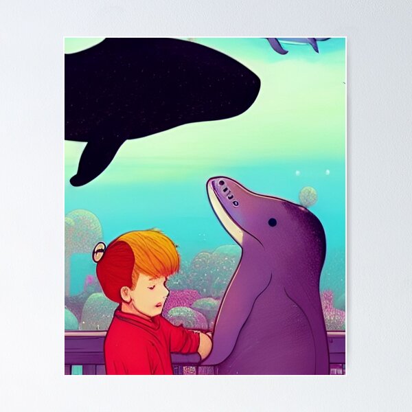 Item preview, Cute Whale Art: October, 2022 designed and sold by BuyBestTrends.