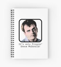 It's only flippin' Steve McDonald! Pop Art Spiral Notebook