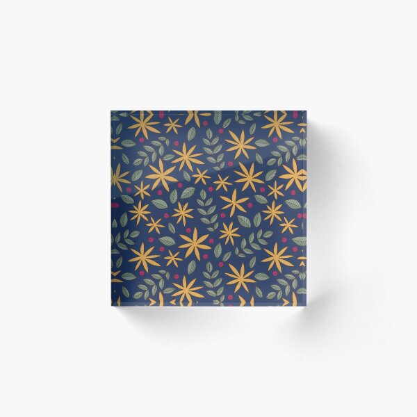Artikelvorschau, Nahtloses Muster des blauen Hintergrundes mit Blumen entworfen und verkauft von Studiemetodes.