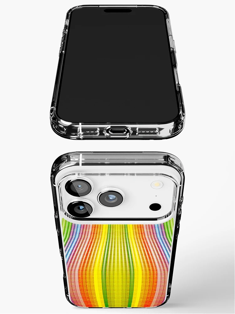 Thumbnail 3 of 5, iPhone Case, Striations Of Color designed and sold by Ruffmouse.
