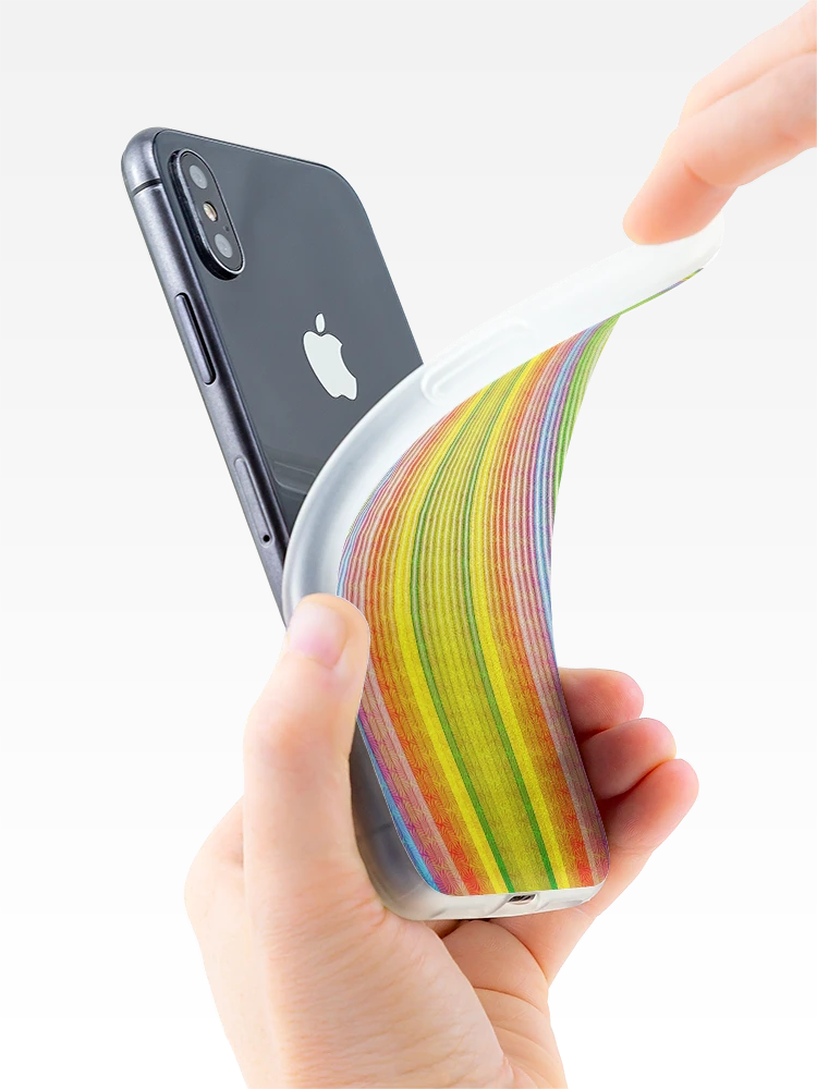 Thumbnail 4 of 5, iPhone Case, Striations Of Color designed and sold by Ruffmouse.