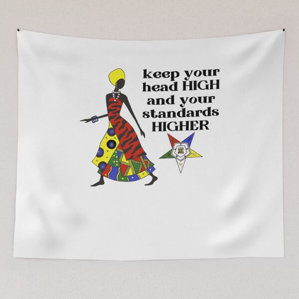 Item preview, OES Style Order Of The Eastern Star Logo Keep Your Head High designed and sold by TopTeeShop.