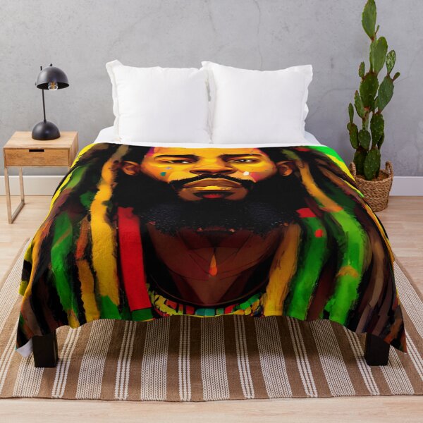 Aperçu de l'œuvre T-SHIRTS Rasta Reggae Vibrations créée et vendue par Mao-Bwolf.