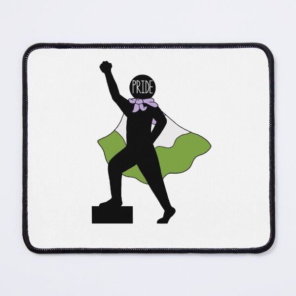 Item preview, GENDERQUEER - pride flag cape designed and sold by gentlebrusharts.