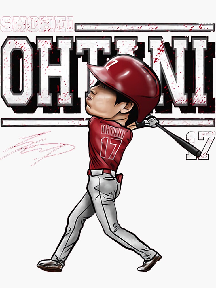 Shohei Ohtani Drawing Kiss-cut Stickers 