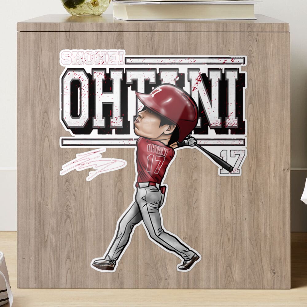 shohei ohtani cartoon Art Print for Sale by titachiii