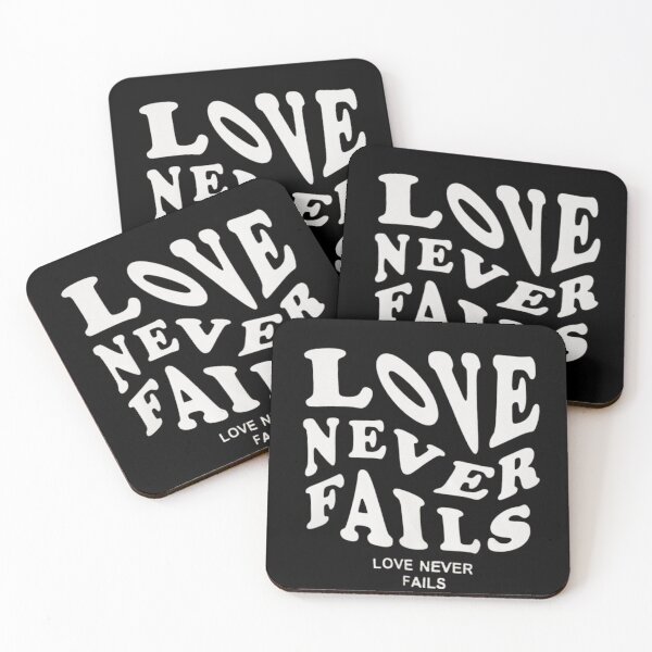 Item preview, Love Never Fail Love Never Fail designed and sold by CosmoMerchStore.