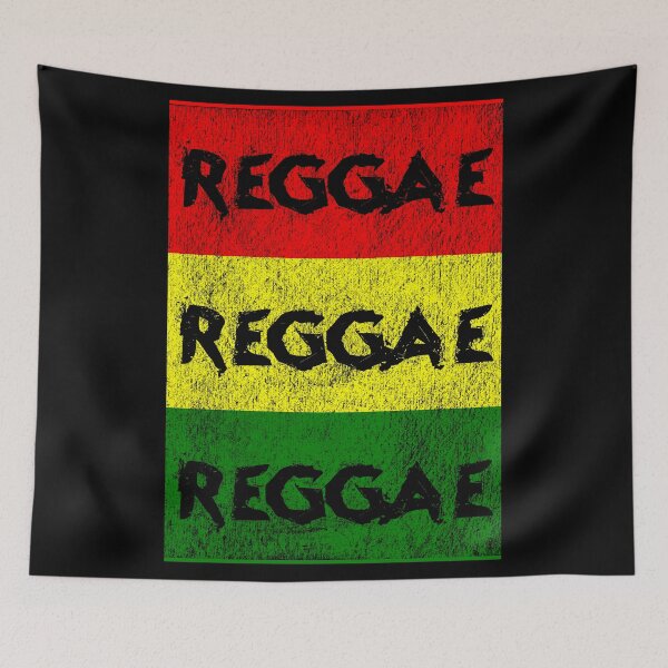 Item preview, Reggae Reggae Reggae--Red, Gold, & Green Background-distressed designed and sold by SCHPiDAUU.