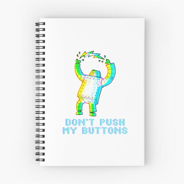 Item preview, Don't Push My Buttons designed and sold by SkyeAndOxford.