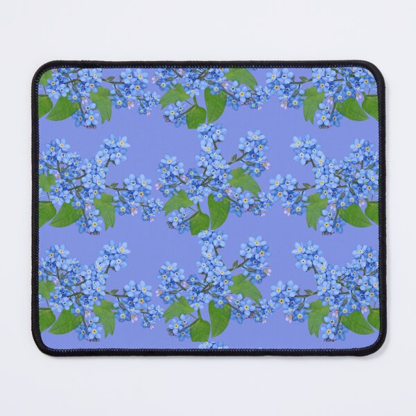 Item preview, Blue flowers designed and sold by MoccaArt.