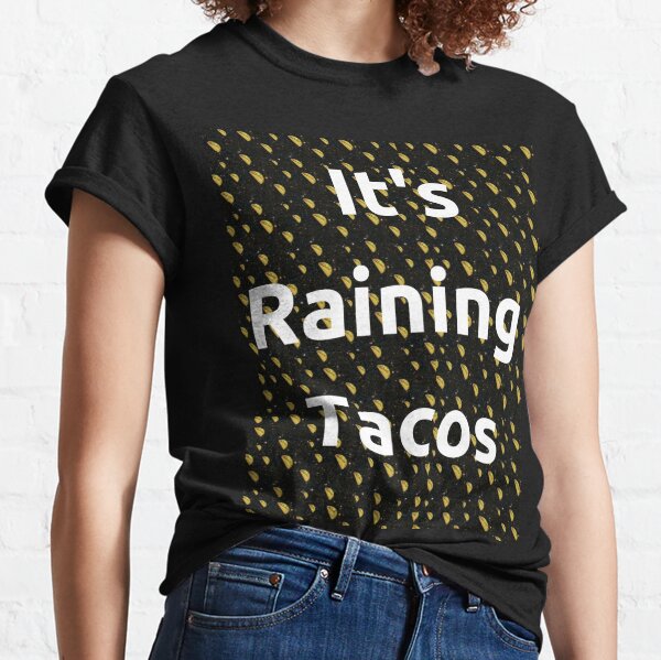 Minecraft Food T Shirts Redbubble - roblox music videoits raining tacos fitz