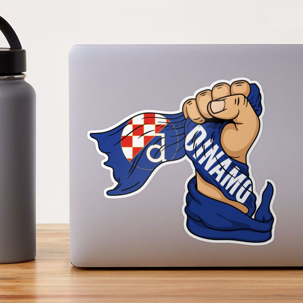 Dinamo Zagreb Croatian Football Sports Fans  Sticker for Sale by JamesBoot