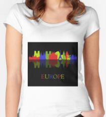 skyline europe Women's Fitted Scoop T-Shirt