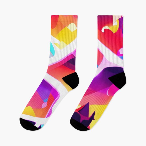 Item preview, Tropical Sunset Paradise Neon Abstract Pattern designed and sold by nelloryn.