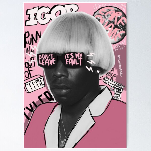 VUCI Rapper tyler the creator poster All Album Cover Music Posters