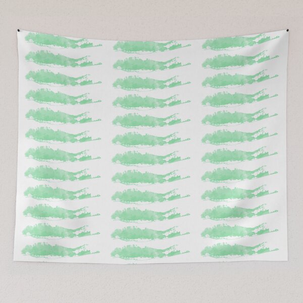 Item preview, Long Island Green Watercolor designed and sold by LisaDylanArt.