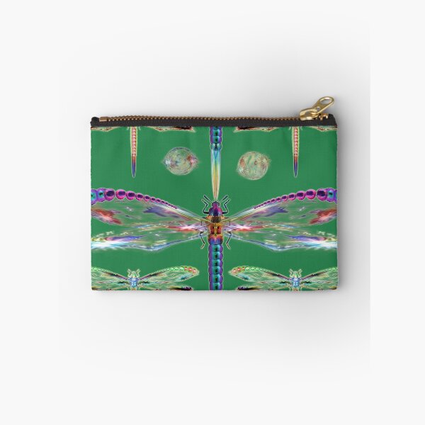 Item preview, dragonflies, neat, background green, purple, luminous, large, small, multicolored, rainbow, bubbles, soap, designed and sold by Maria Mihailova.