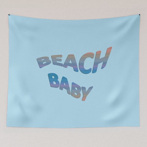 Item preview, Beach Baby Words Blues Purples Orange designed and sold by Beachy.