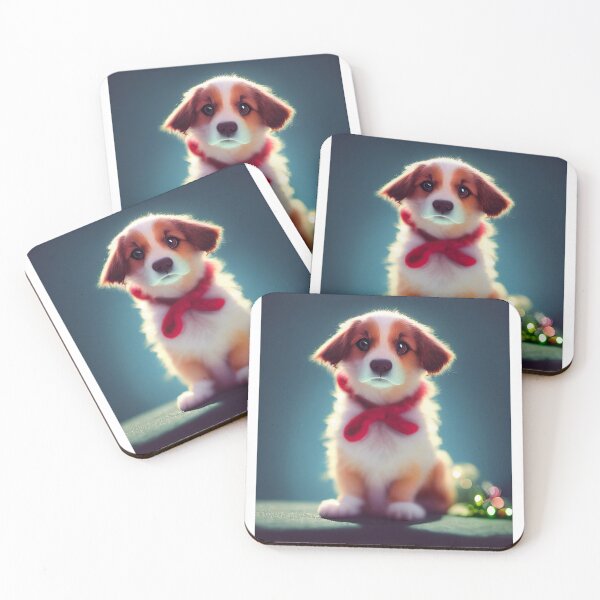 Item preview, Cute Christmas puppy designed and sold by AnimalArtPhotos.