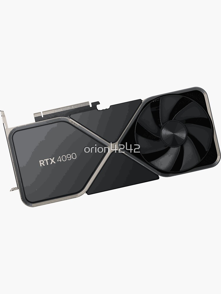 "RTX-4090" Sticker by orion4242 | Redbubble