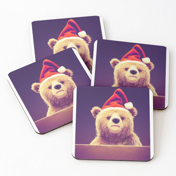 Item preview, Cute Christmas bear designed and sold by AnimalArtPhotos.