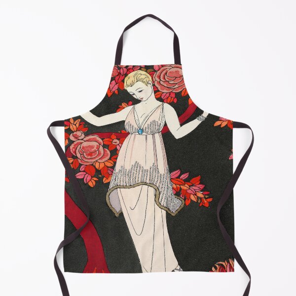 Artikelvorschau, Robe du soir de Doeuillet Abendkleid Modeillustration von George Barbier Art Deco Ausstellung entworfen und verkauft von Tamas Das.