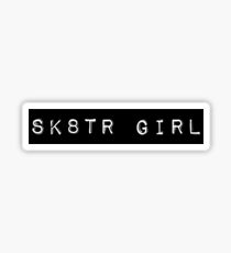 SK8TR Girl Skater Girl Skateboard Sticker Shirts Sticker