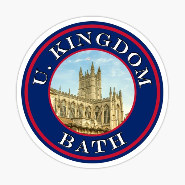 "United Kingdom Bath University Passport Stamps Collection" Sticker