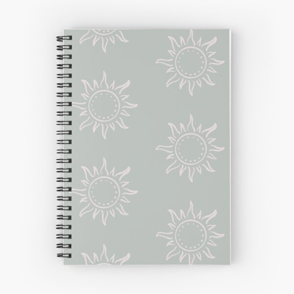 Item preview, Cute Boho Sun Pattern Bohemian Aesthetic In Muted Colors Gray Teal designed and sold by scorpiolane.