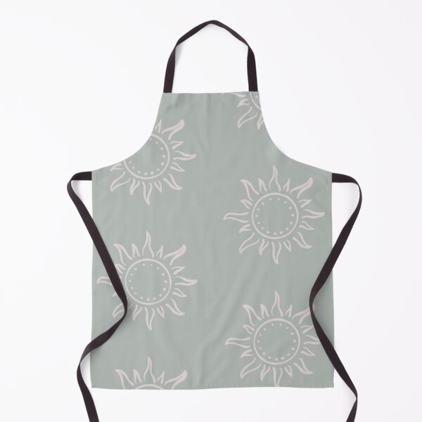 Aperçu de l'œuvre Cute Boho Sun Pattern Bohemian Aesthetic In Muted Colors Gray Teal créée et vendue par scorpiolane.
