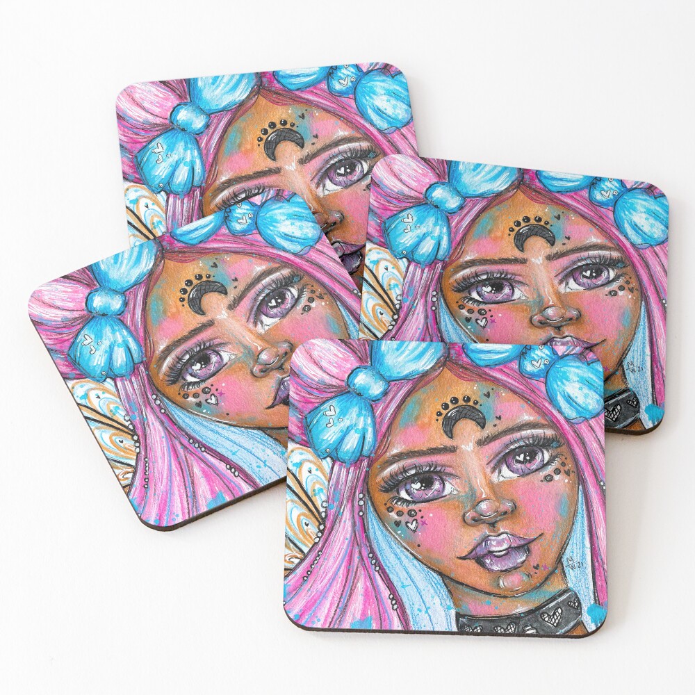 Item preview, Coasters (Set of 4) designed and sold by RuffledAndPunk.