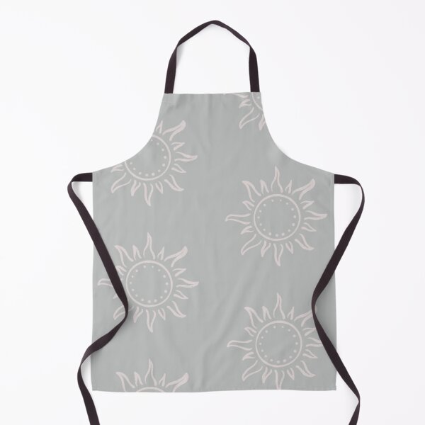 Aperçu de l'œuvre Cute Boho Sun Pattern Bohemian Aesthetic In Muted Colors Grayish Blue créée et vendue par scorpiolane.