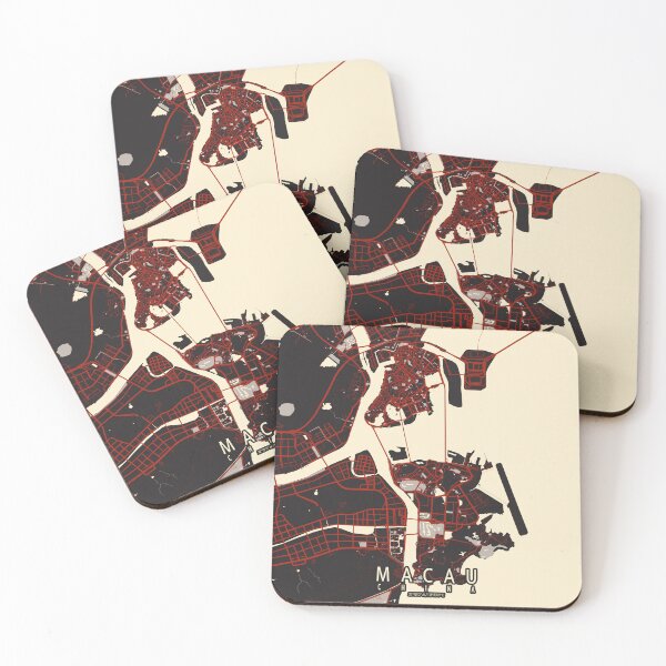 Item preview, Macau City Map of China - Vector designed and sold by deMAP.