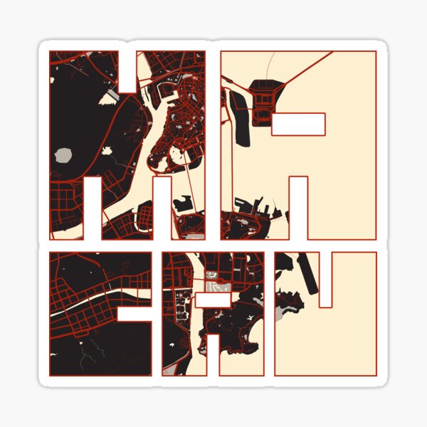 Item preview, Macau City Map of China - Vector designed and sold by deMAP.