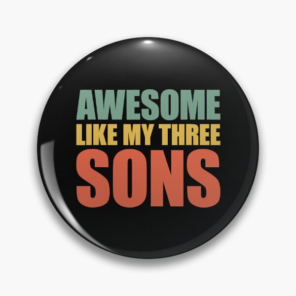 Item preview, Awesome Like My Three Sons Mother's Day and Father's Day designed and sold by Abaddon-art.