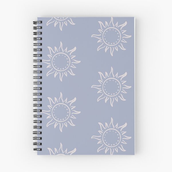 Item preview, Cute Boho Sun Pattern Bohemian Aesthetic In Muted Colors Pigeon Blue designed and sold by scorpiolane.
