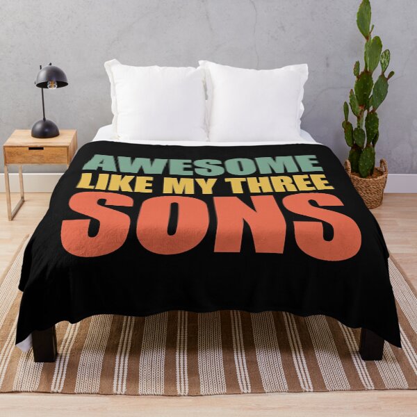 Item preview, Awesome Like My Three Sons Mother's Day and Father's Day designed and sold by Abaddon-art.