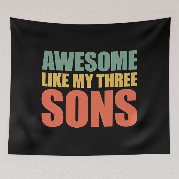Item preview, Awesome Like My Three Sons Mother's Day and Father's Day designed and sold by Abaddon-art.