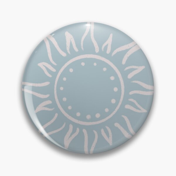 Artikelvorschau, Cute Boho Sun Pattern Bohemian Aesthetic In Muted Colors Sky Blue entworfen und verkauft von scorpiolane.