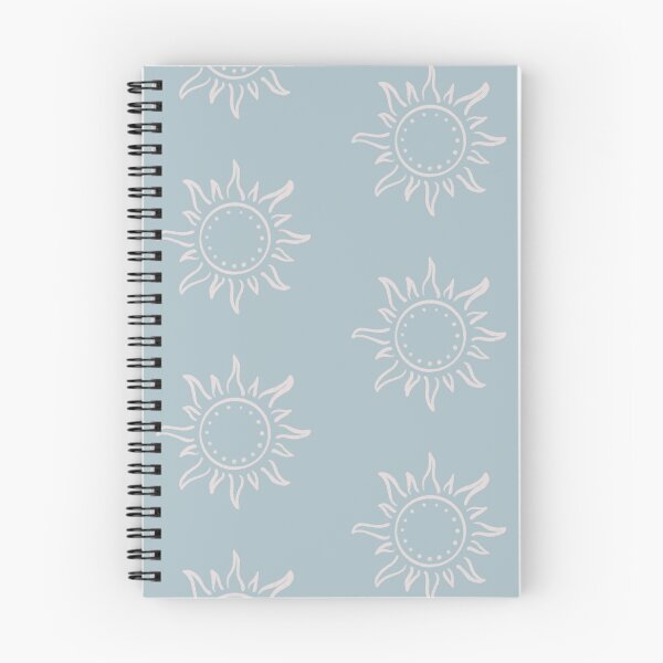 Item preview, Cute Boho Sun Pattern Bohemian Aesthetic In Muted Colors Sky Blue designed and sold by scorpiolane.