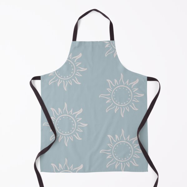 Aperçu de l'œuvre Cute Boho Sun Pattern Bohemian Aesthetic In Muted Colors Sky Blue créée et vendue par scorpiolane.