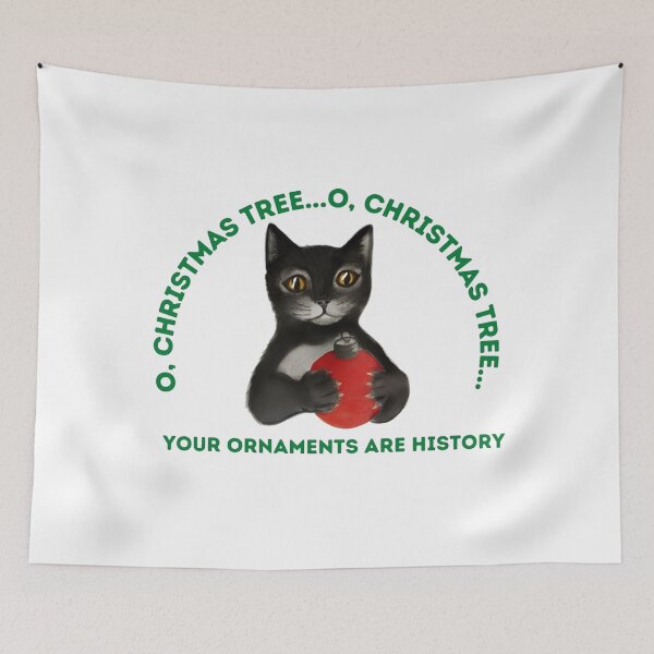 Item preview, Christmas Tree Cat designed and sold by Kristi Brooks.