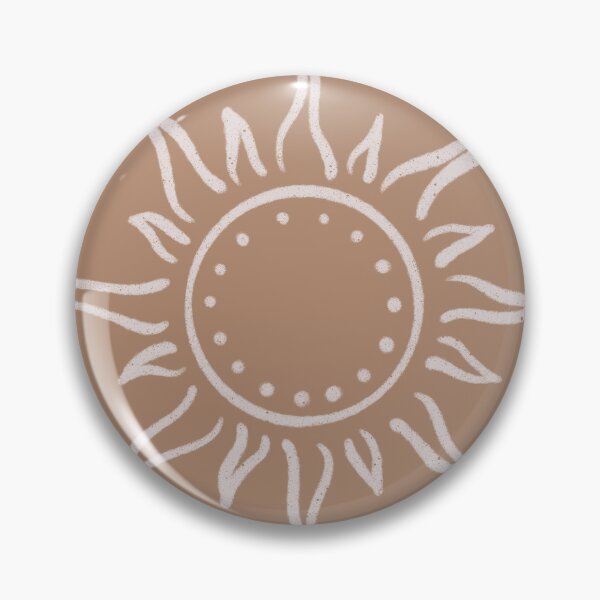 Artikelvorschau, Cute Boho Sun Pattern Bohemian Aesthetic In Muted Colors Brown entworfen und verkauft von scorpiolane.