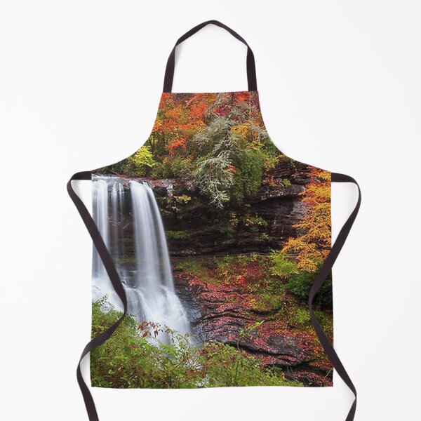 Item preview, Autumn at Dry Falls - Highlands NC Waterfalls Art Print designed and sold by juliawebbsie.