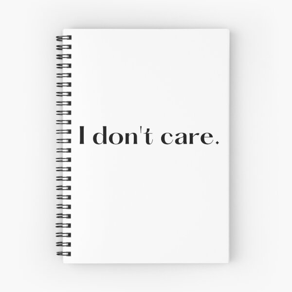 Item preview, I don't care  designed and sold by Lyricaldreamer.