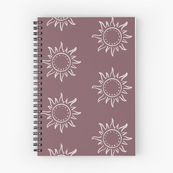 Item preview, Cute Boho Sun Pattern Bohemian Aesthetic In Muted Colors Mulberry designed and sold by scorpiolane.