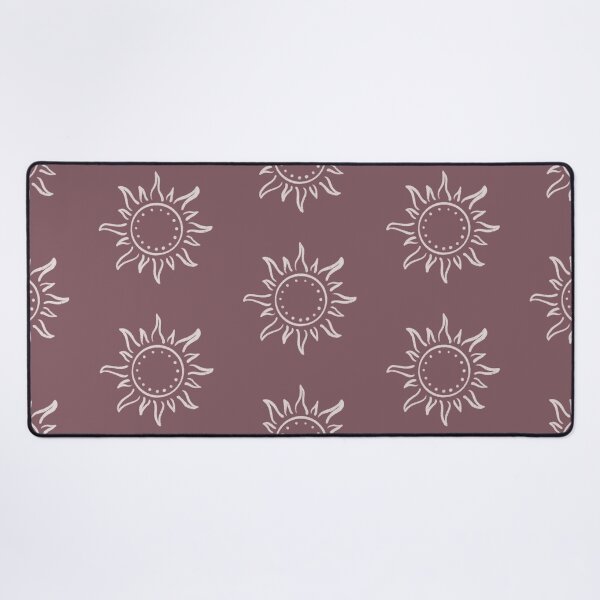Item preview, Cute Boho Sun Pattern Bohemian Aesthetic In Muted Colors Mulberry designed and sold by scorpiolane.