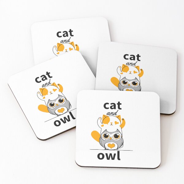 Item preview, cat and owl hoodie designed and sold by Artezia.