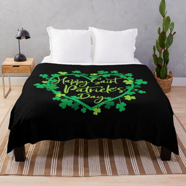 Item preview, Happy Saint Patrick's Day Cute Lucky Heart Shamrock designed and sold by Abaddon-art.