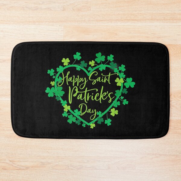 Item preview, Happy Saint Patrick's Day Cute Lucky Heart Shamrock designed and sold by Abaddon-art.